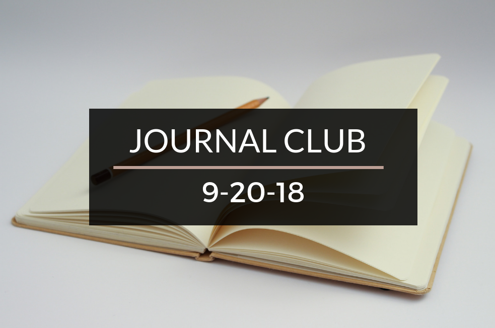 Journal Club 9-20-18