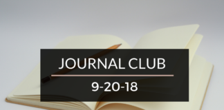 Journal Club 9-20-18