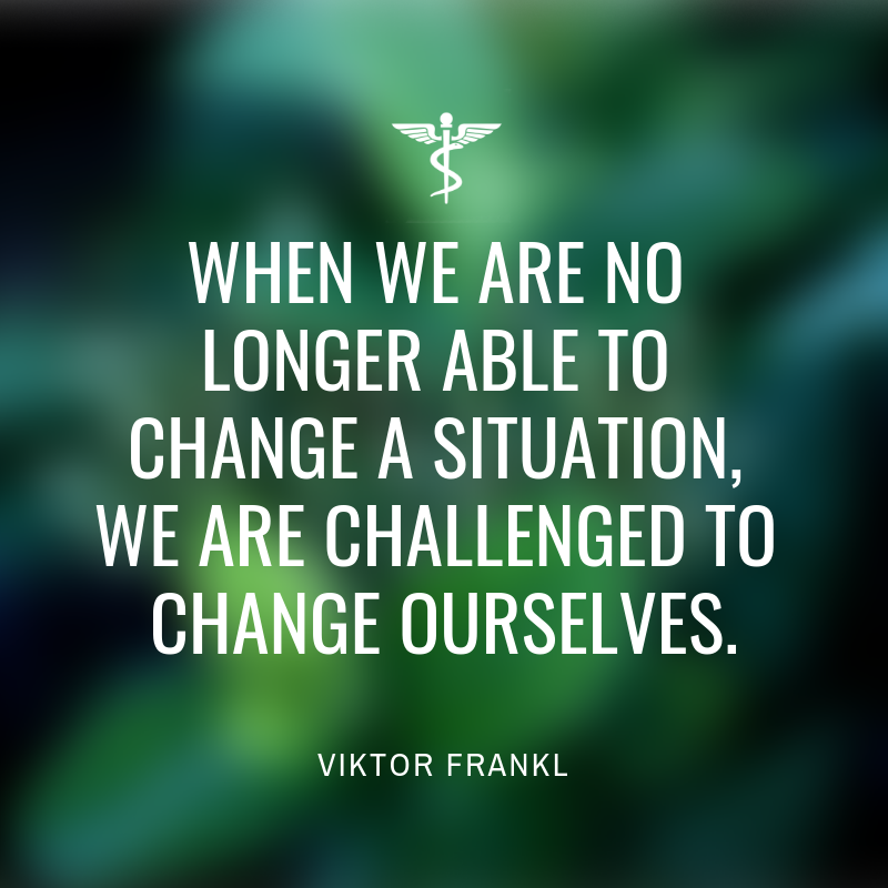 inspirational quote challenged to change ourselves | Passive Income M.D.