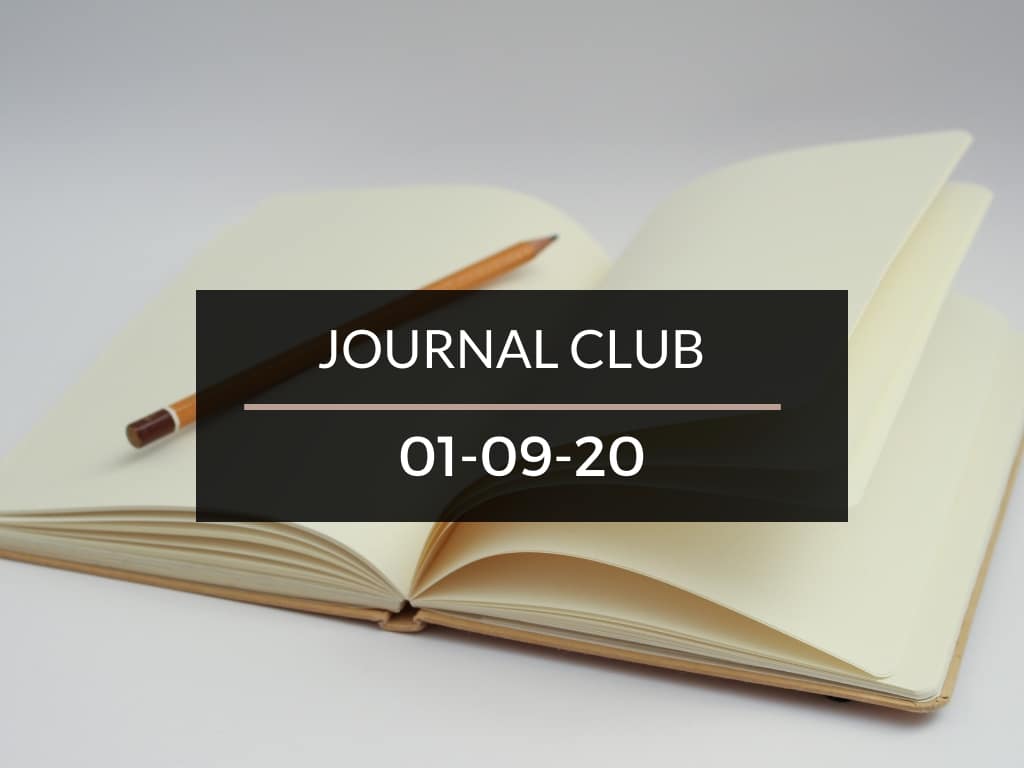 Journal Club 1/9/20