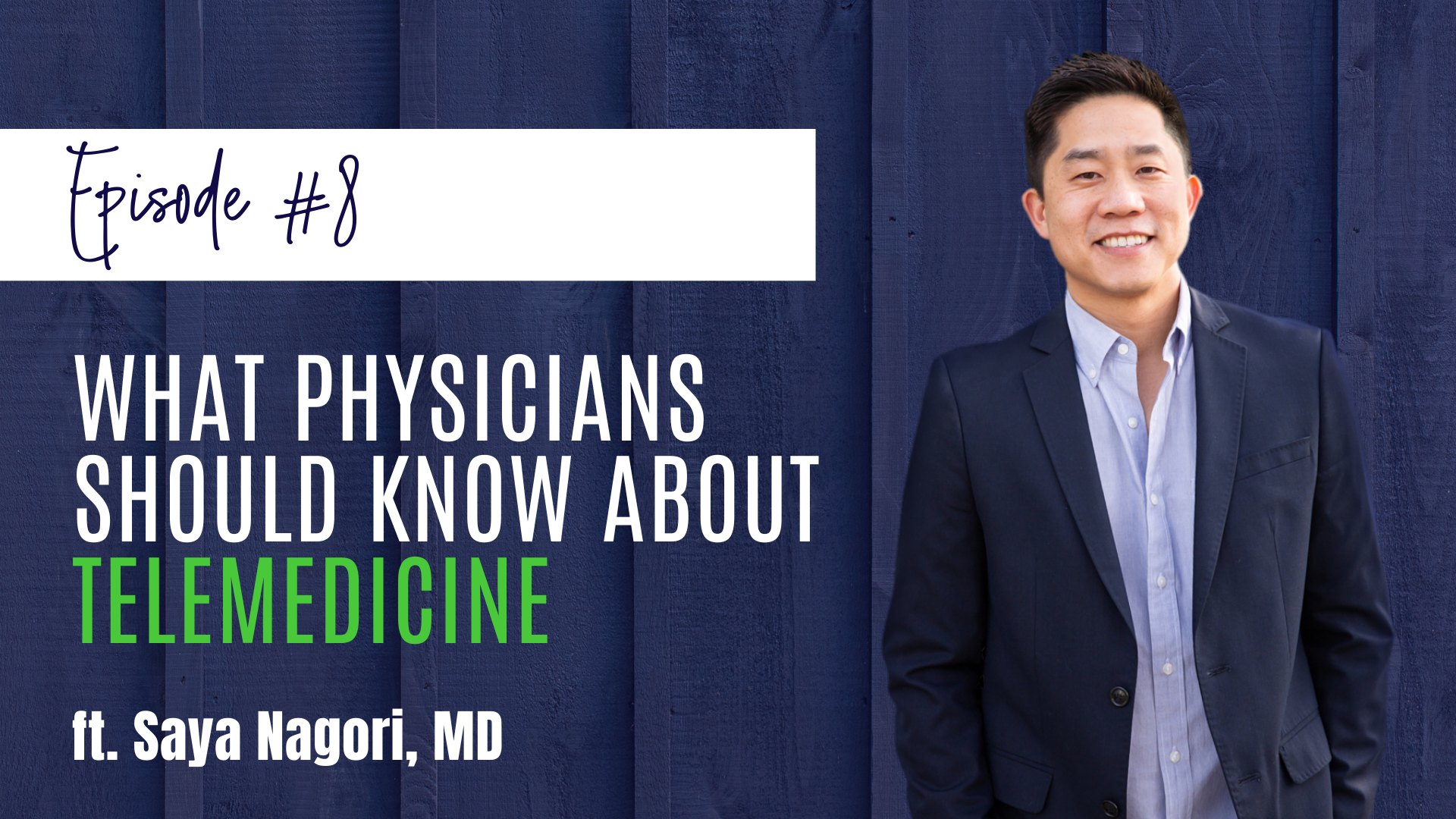 What Physicians Should Know About Telemedicine ft. Saya Nagori, MD Dr. Saya Nagori shares the ins and outs of telemedicine, how its adoption is accelerating due to COVID-19, and discusses opportunities for physicians to participate in this rapidly evolving technology.