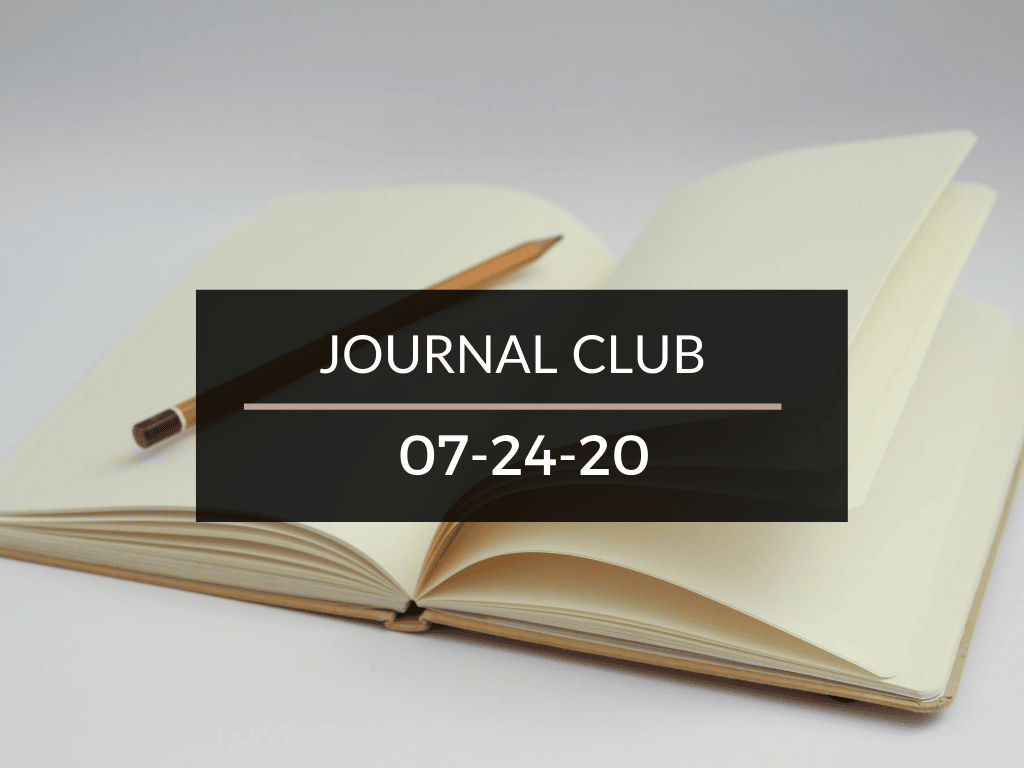 Journal Club 7-24-20