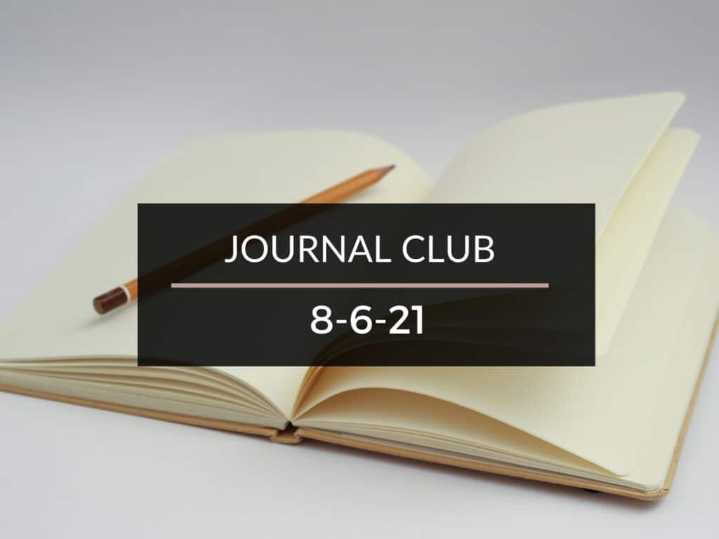 Journal Club 8-6-21