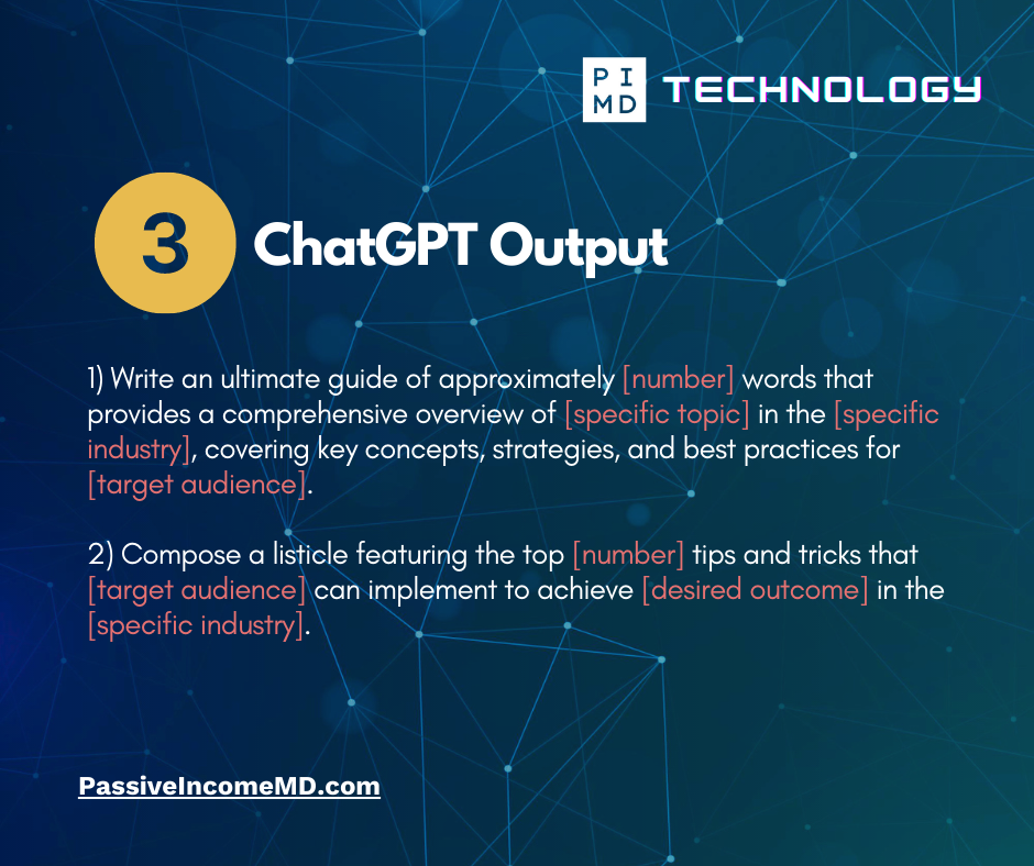 chatgpt output